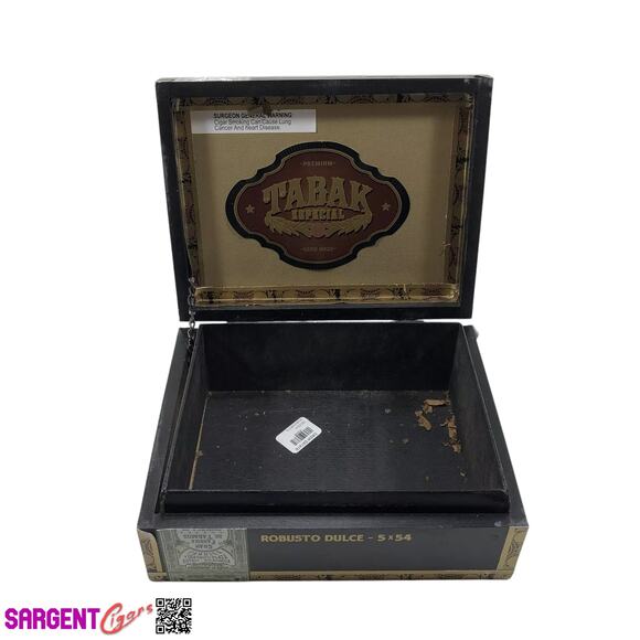 Tabak Especial Robusto Empty Wooden Cigar Box 9x7x3 - Picture 6 of 7